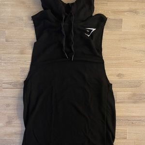 Gymshark sleeveless tank with hoodie - men’s